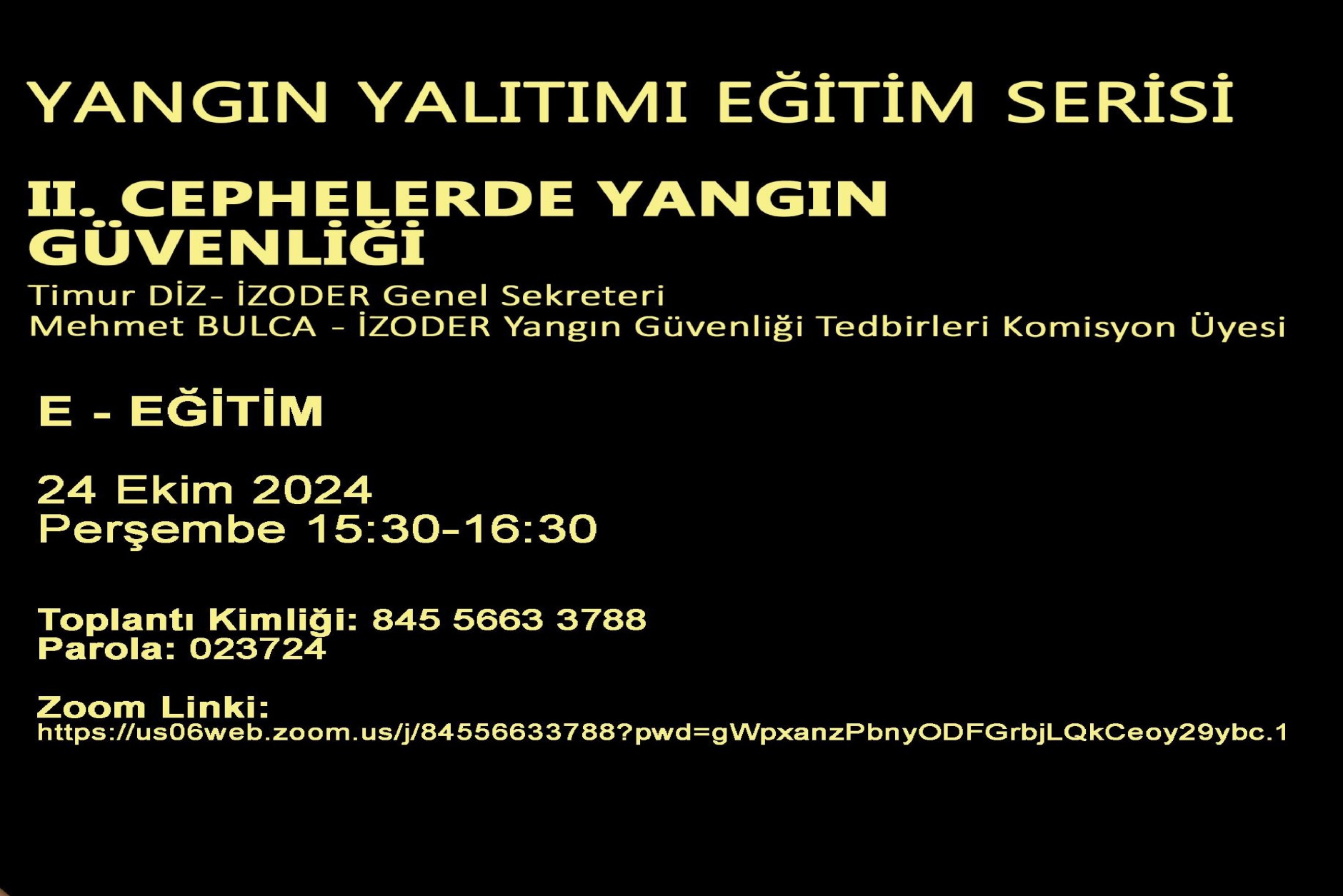 Yangın Yalıtımı Eğitim Serisi