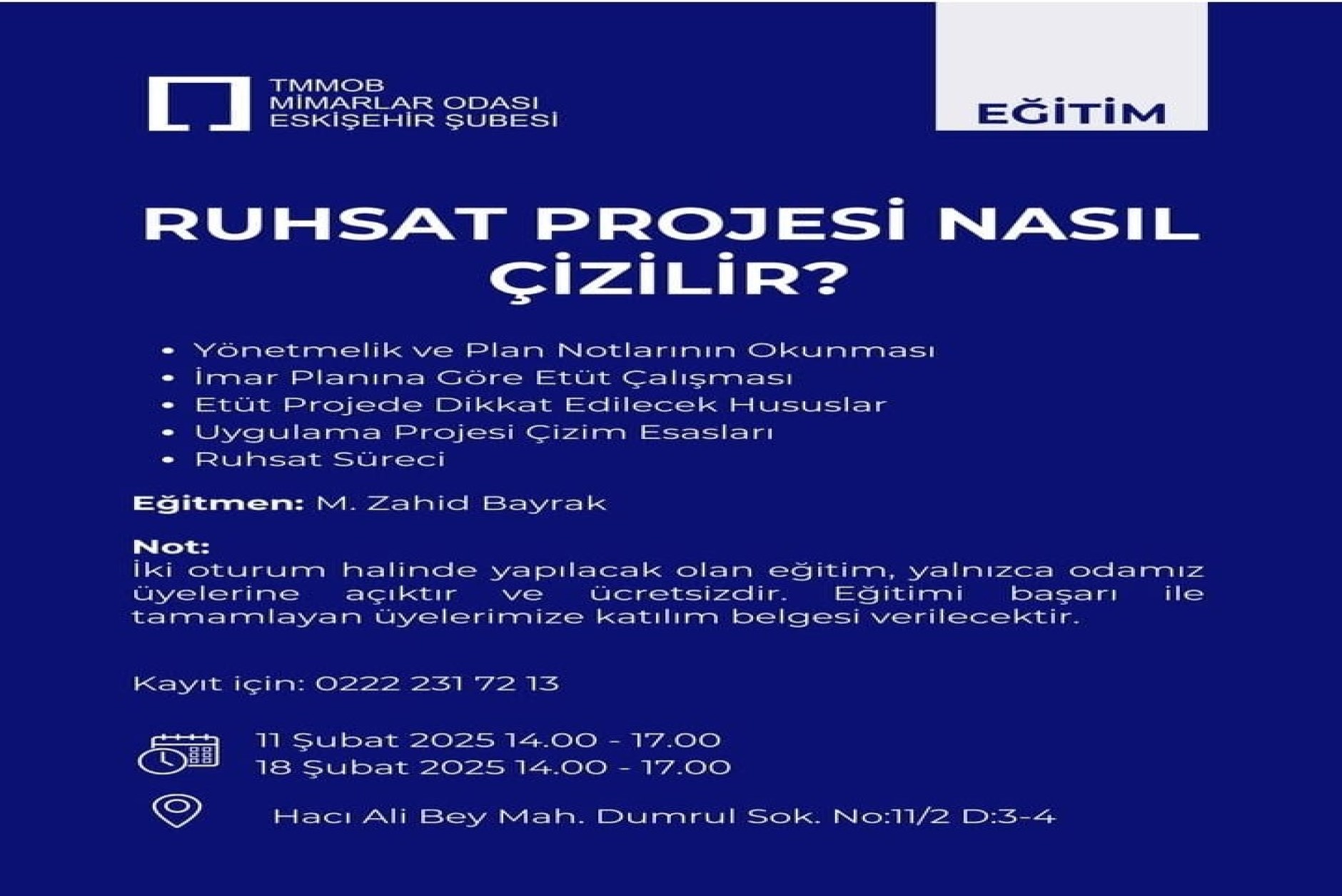 Ruhsat Projesi Nasıl Çizilir
