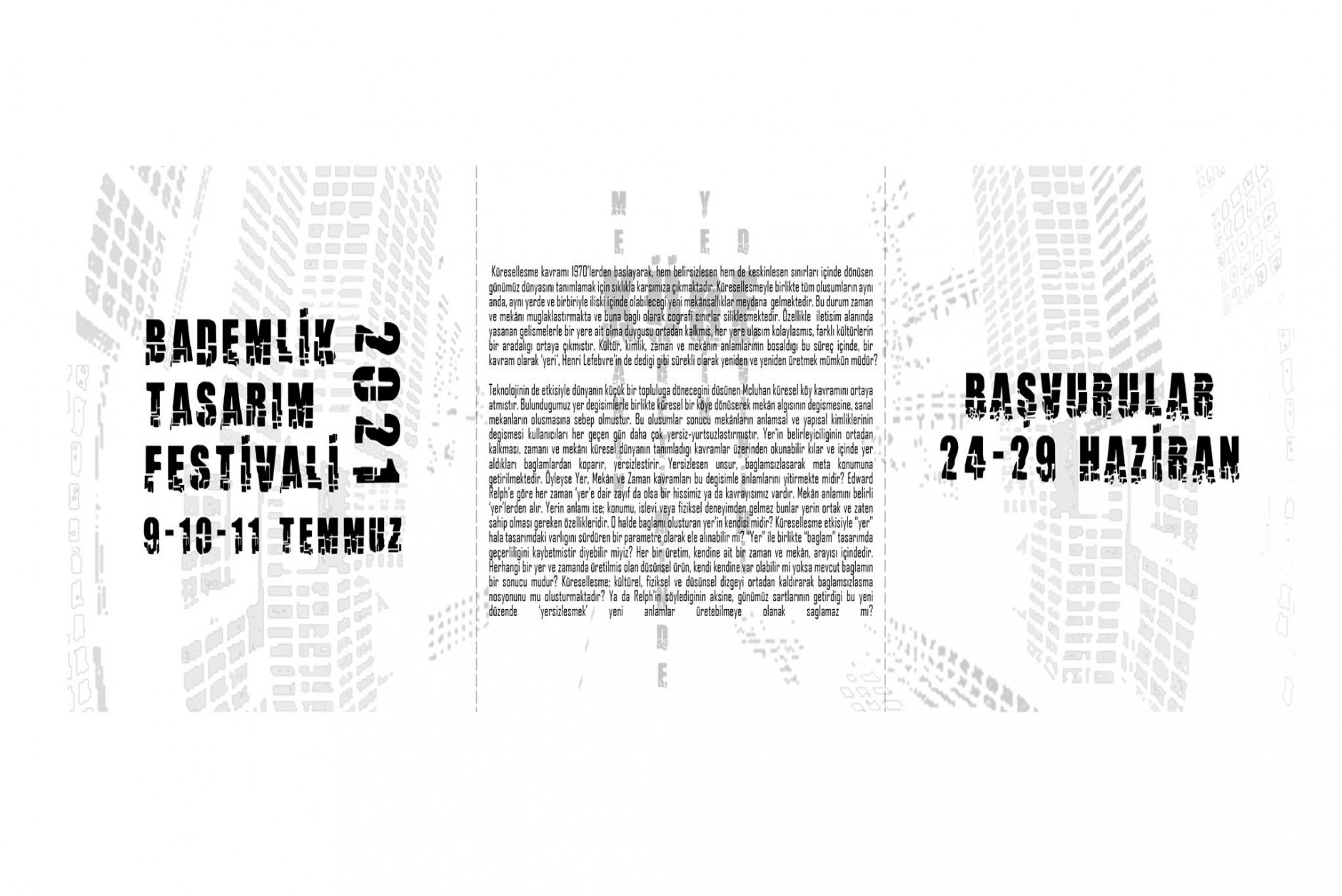 Bademlik Tasarım Festivali/ Bademlik Design Festival