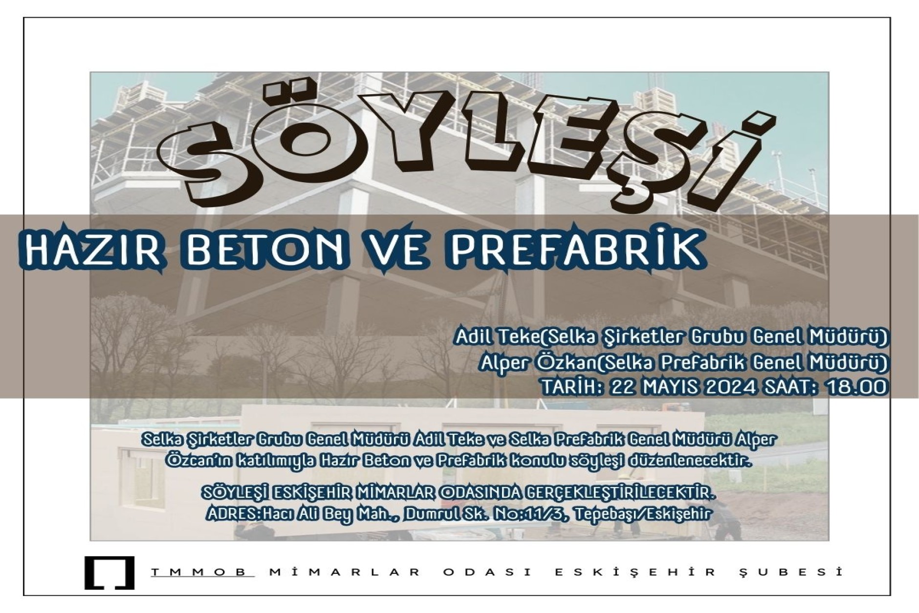 HAZIR BETON VE PREFABRİK KONULU SÖYLEŞİ