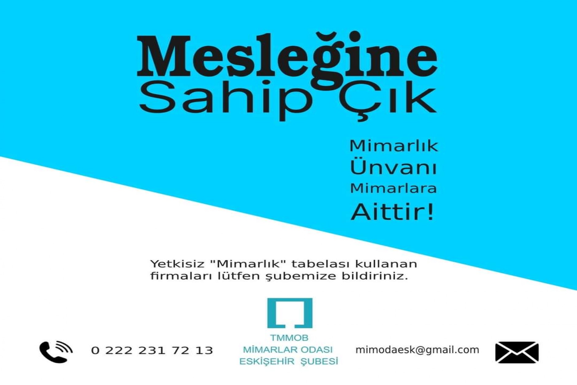 MESLEĞİNE SAHİP ÇIK